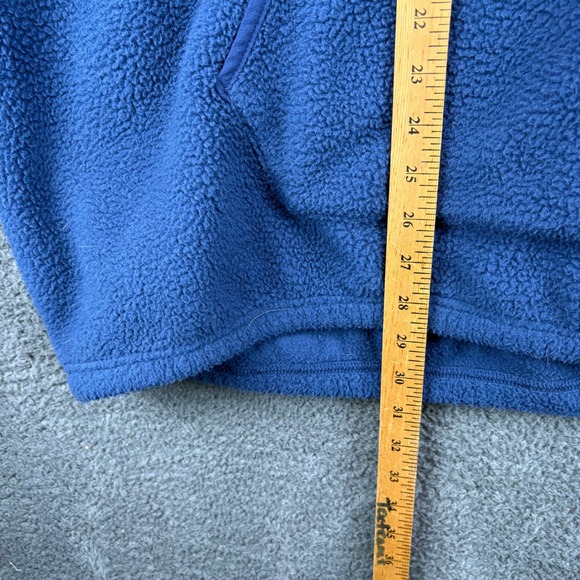 Levi's Men's Blue Fleece Relaxed Fit Quarter‎ Zip Hoodie Sweatshirt XXL - Picture 5 of 8